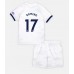 Günstige Tottenham Hotspur Cristian Romero #17 Babykleidung Heim Fussballtrikot Kinder 2023-24 Kurzarm (+ kurze hosen)